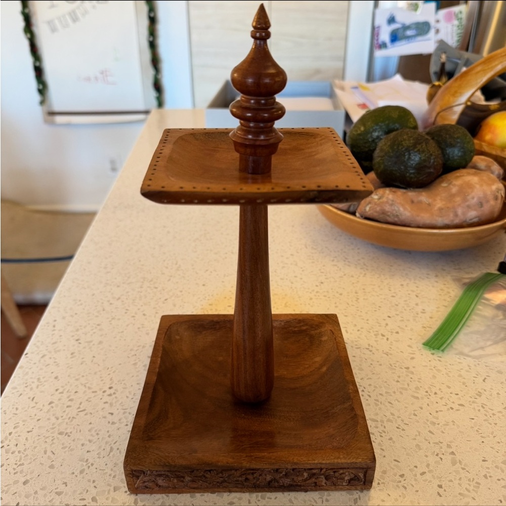 Wooden Earring / Jewelry Holder, Made in India, Fair Trade Home